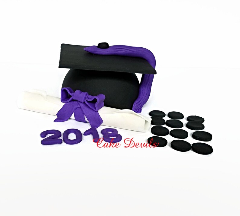 Graduation Cake Kit Fondant Graduation Toppers Handmade Etsy