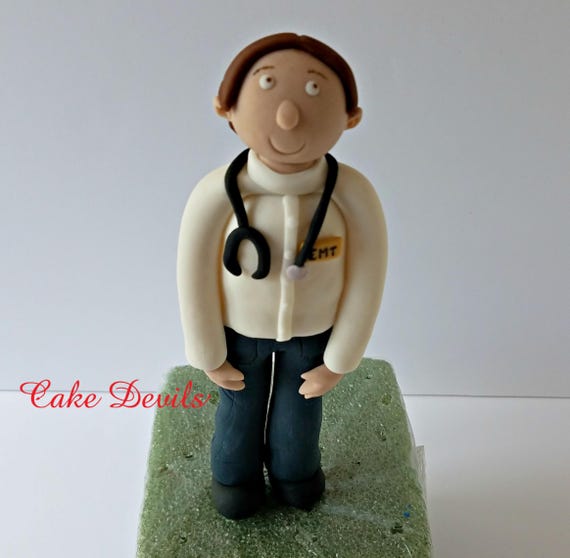 Docteur Ambulance Kit Medical De Dessus De Gateau Fondant Etsy