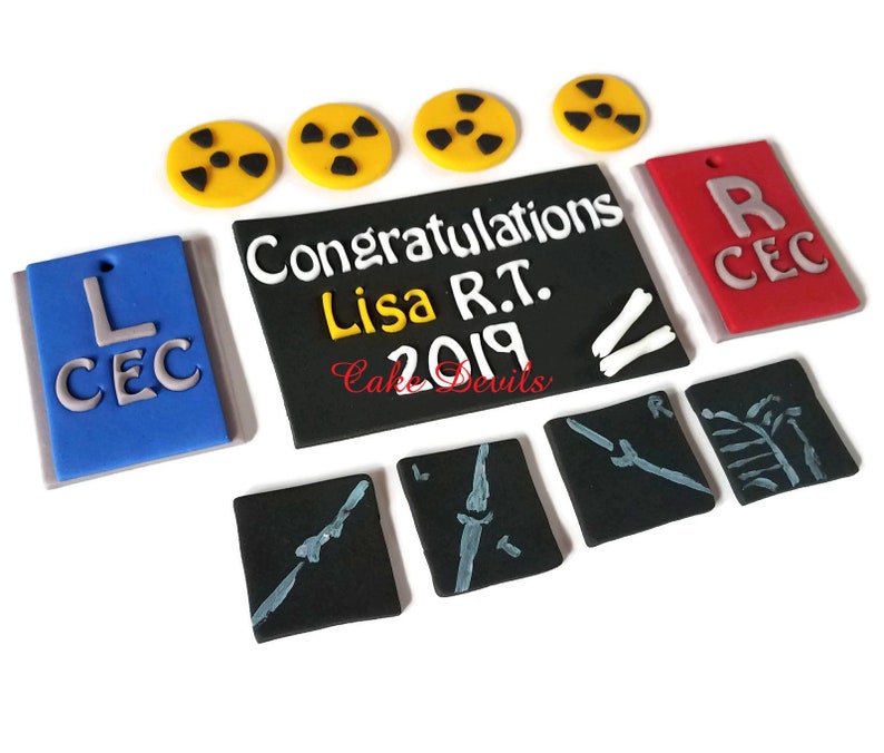 Radiology Fondant Cake Topper Kit xrays xray markers Etsy