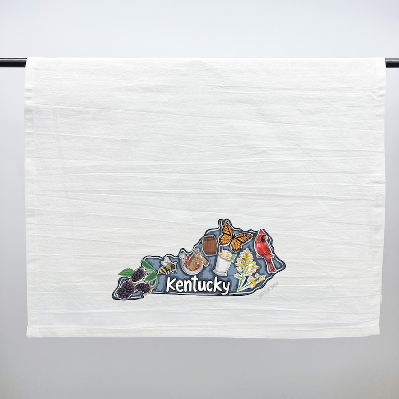 Home Malone Kentucky State Favorites Tea Towel