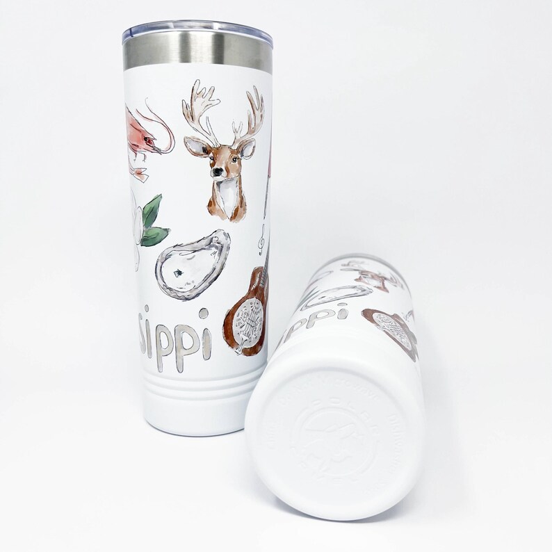 Home Malone Mississippi Icons Tumbler - Thumbnail 3