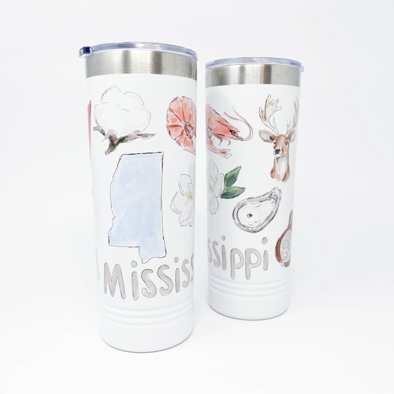 Home Malone Mississippi Icons Tumbler - Thumbnail 5