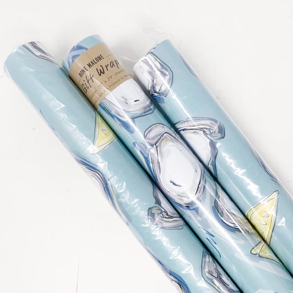 Half Shell Oyster Gift Wrap - Pretty Wrapping Paper in New Orleans