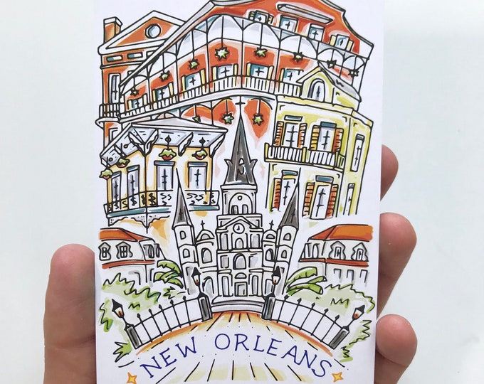 New Orleans French Quarter St. Louis Cathedral Etsy