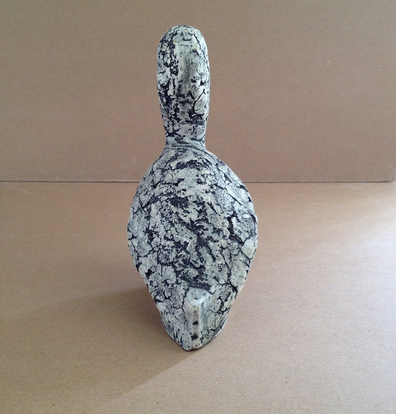 Vintage Signed Clay Sculpture of Pelican by Artist Stan Etsy