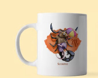 Zodiac Rat mug and coaster set