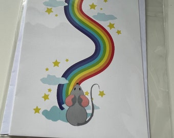 Carta Rainbow Bridge a tema Ratto