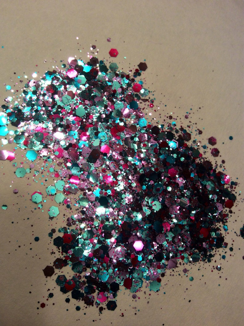 BIO Glitter /'Unicorn/' chunky biodegradeable loose glitter mix