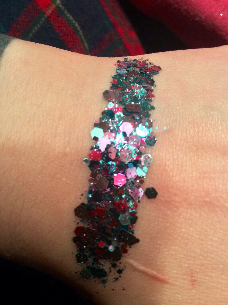 BIO Glitter /'Unicorn/' chunky biodegradeable loose glitter mix