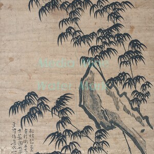 King Injong Bamboo Painting by King Injong of Joseon Korea - Etsy