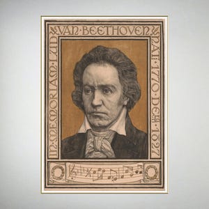 Ludwig van Beethoven Giclee Poster