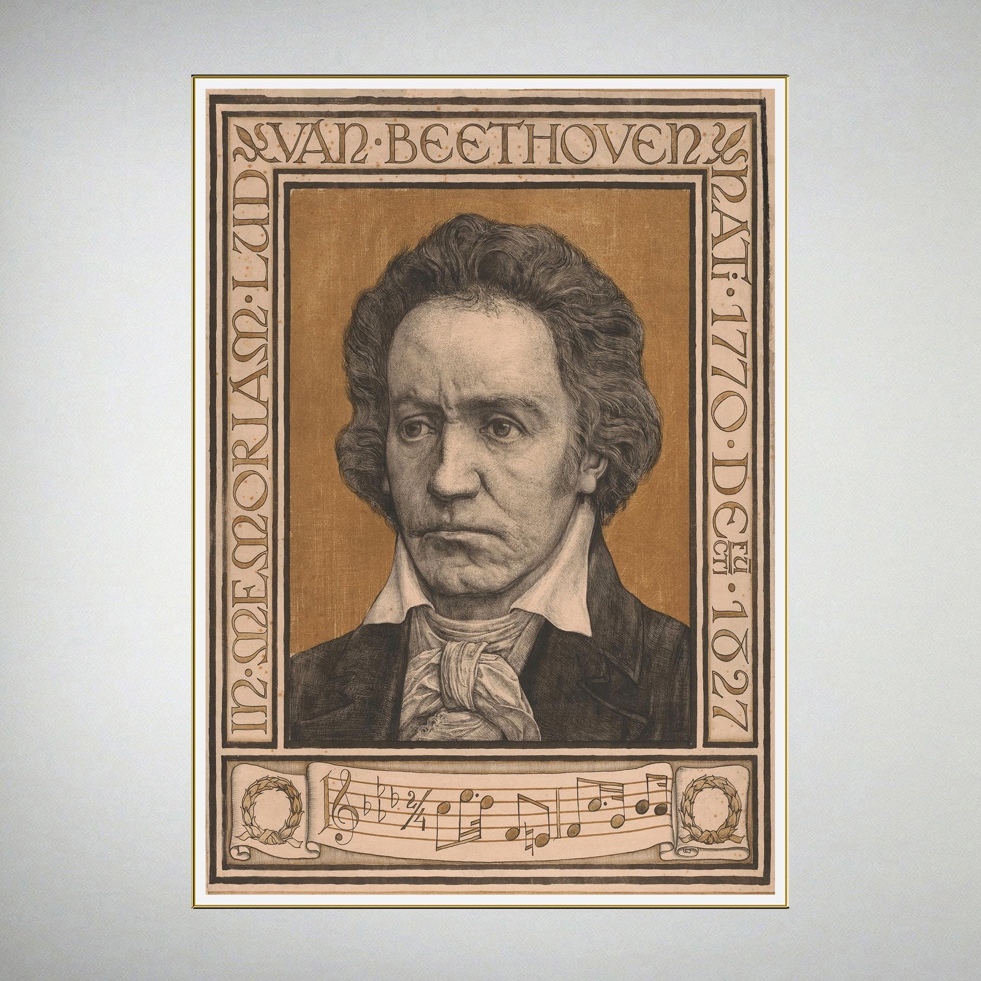 Beethoven painting - Etsy 日本