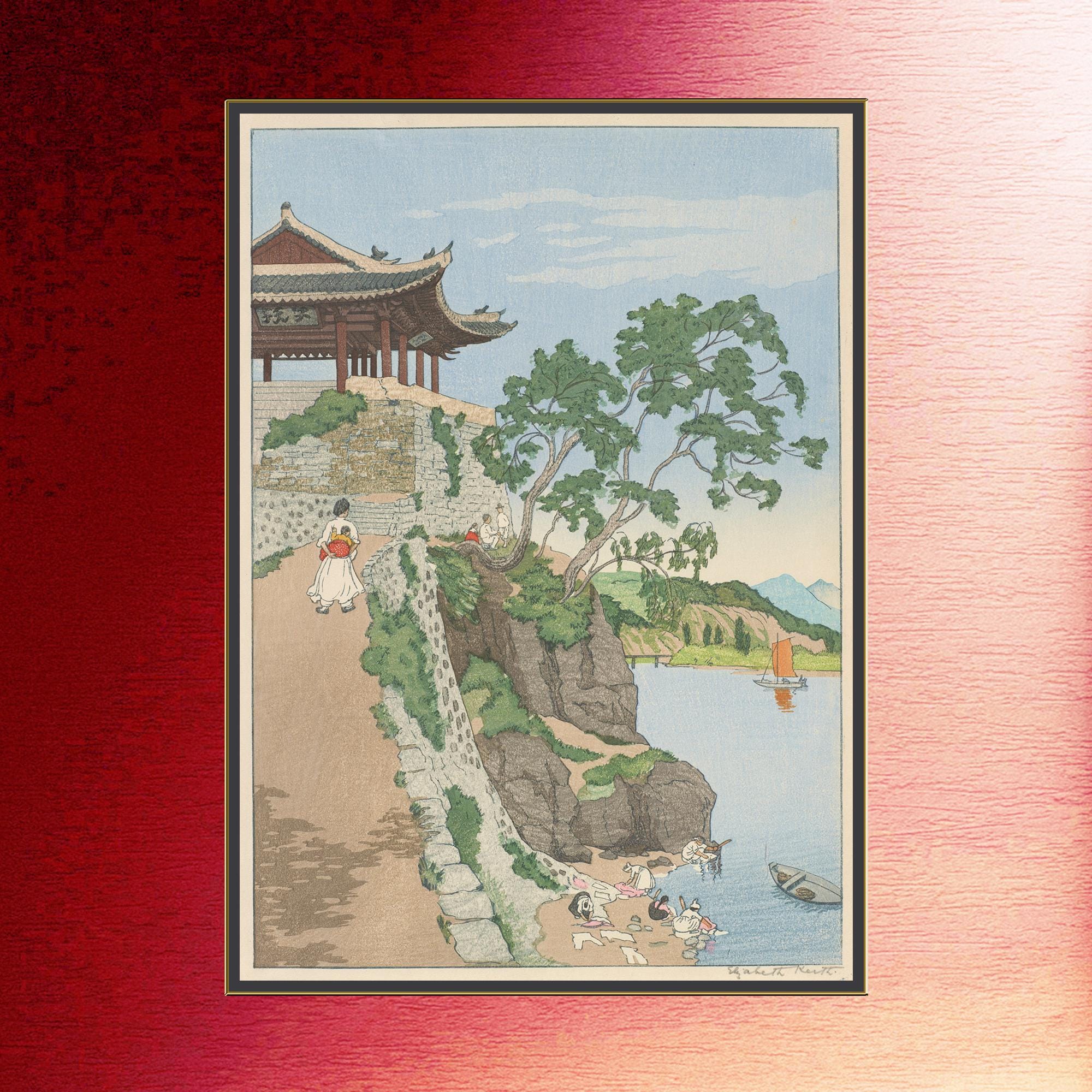 Korean Temple Painting - Etsy