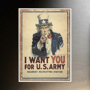 Uncle Sam-poster I want You voor het Amerikaanse leger door James Montgomery Flagg