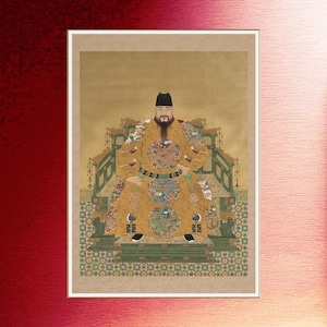 Portrait of Chinese Emperor and Nobleman