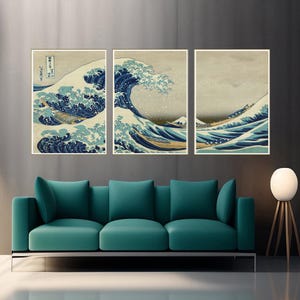 Ukiyoe Katsushika Hokusai Große Welle vor Kanagawa