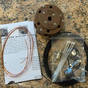 EFHW QRP Kit, Single Band, 20 meters, 20 watts, No Tuner, End Fed Half Wave Antenna, Pota, Sota,  Ham Radio Antenna, Amateur Radio.