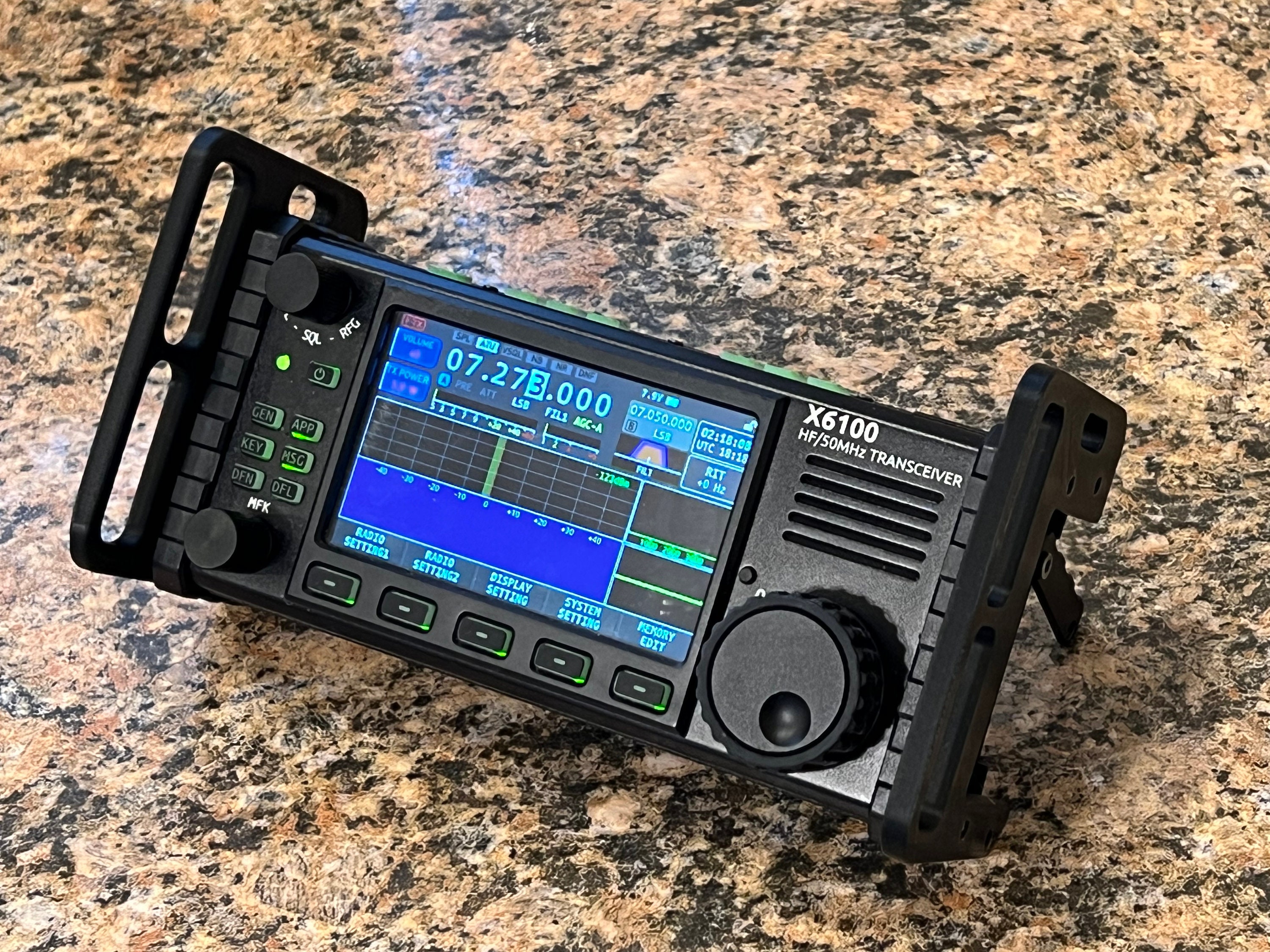 Xiegu X6100 Side Rails 3D Printed Ham Radio