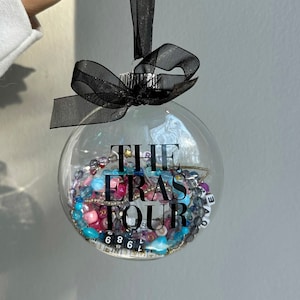 Taylor Christmas Ornament for Friendship Bracelets, Eras Tour