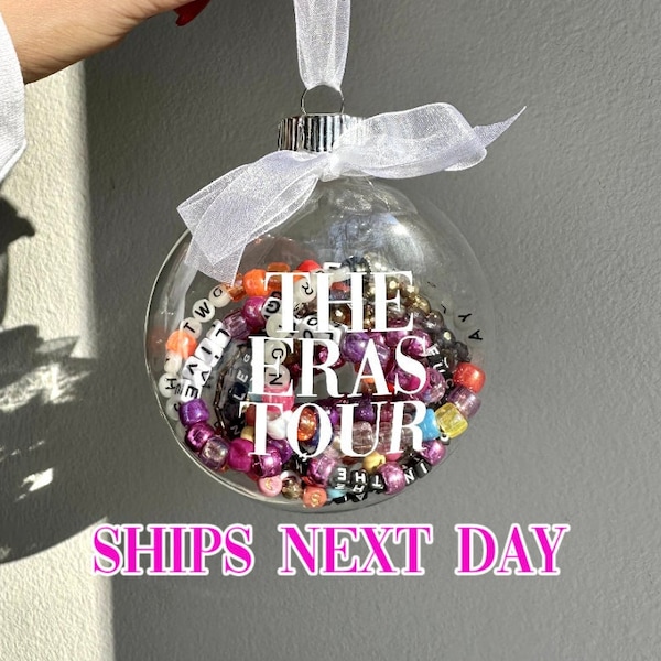 Taylor Christmas Ornament for Friendship Bracelets, The Eras Tour, EMPTY