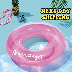 Island of Love Personalized Pool Float, Custom Branding, Bachelorette Party Favor Beach, Birthday Inflatable Inner Tube Swimming Pool Toy