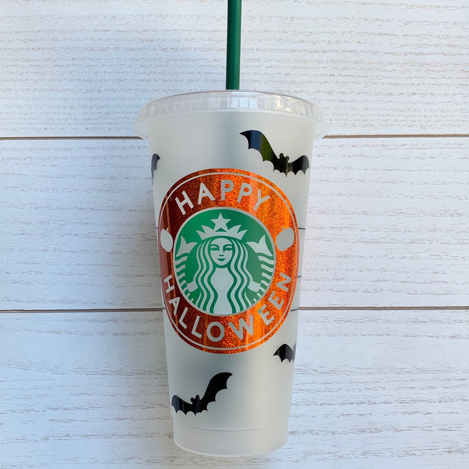 Halloween Starbucks Cup/ Pumpkin Starbucks Cup / Pumpkin Etsy