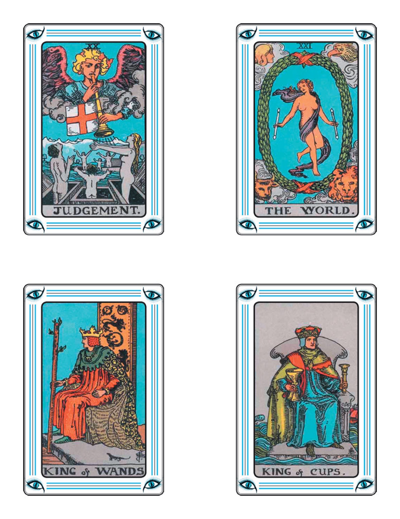 Print Your Own Tarot Cards Printable Tarot Cards Full 78 Etsy