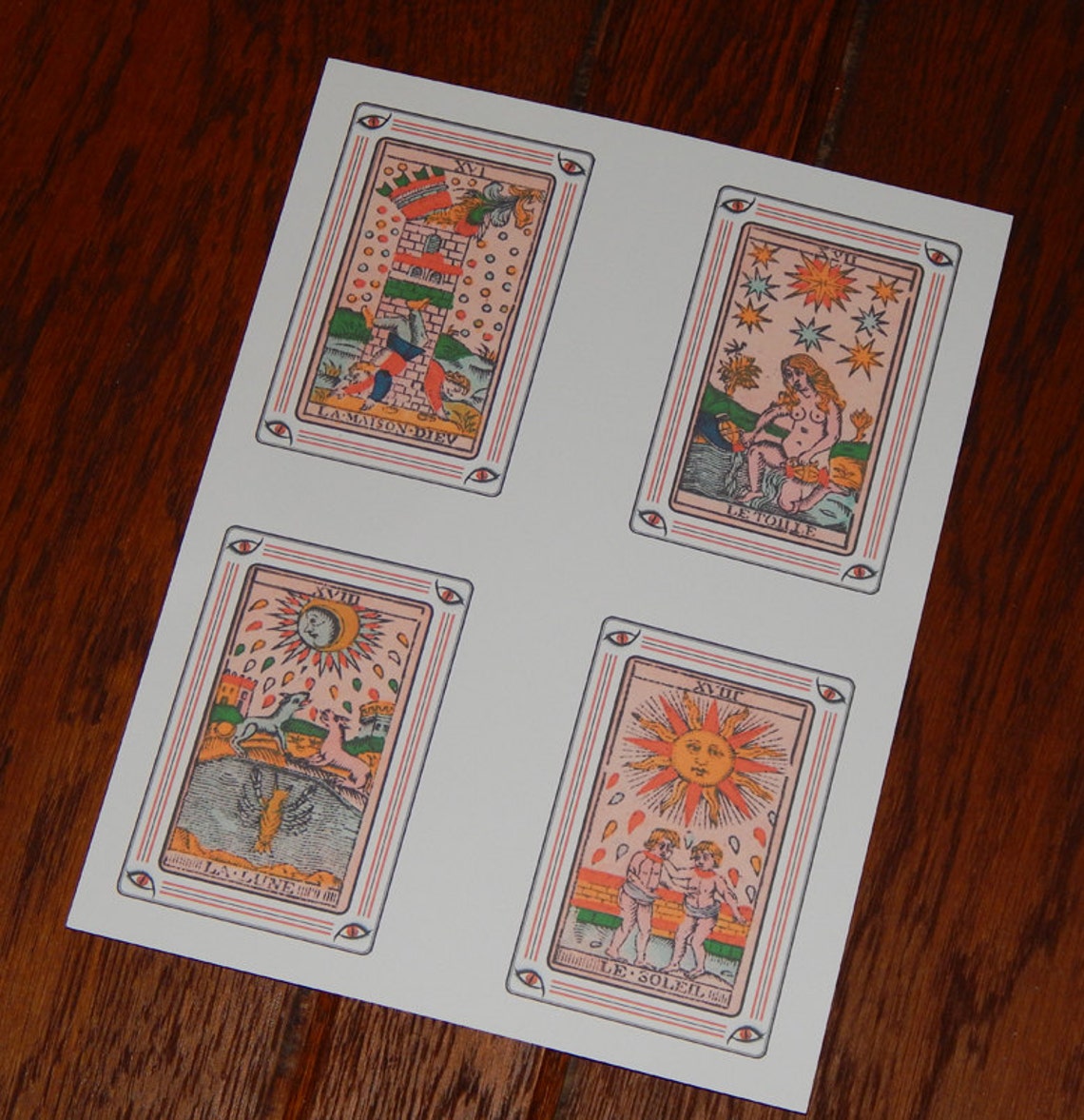 Print Your Own Tarot Cards Printable Tarot Cards Full 78 - Etsy
