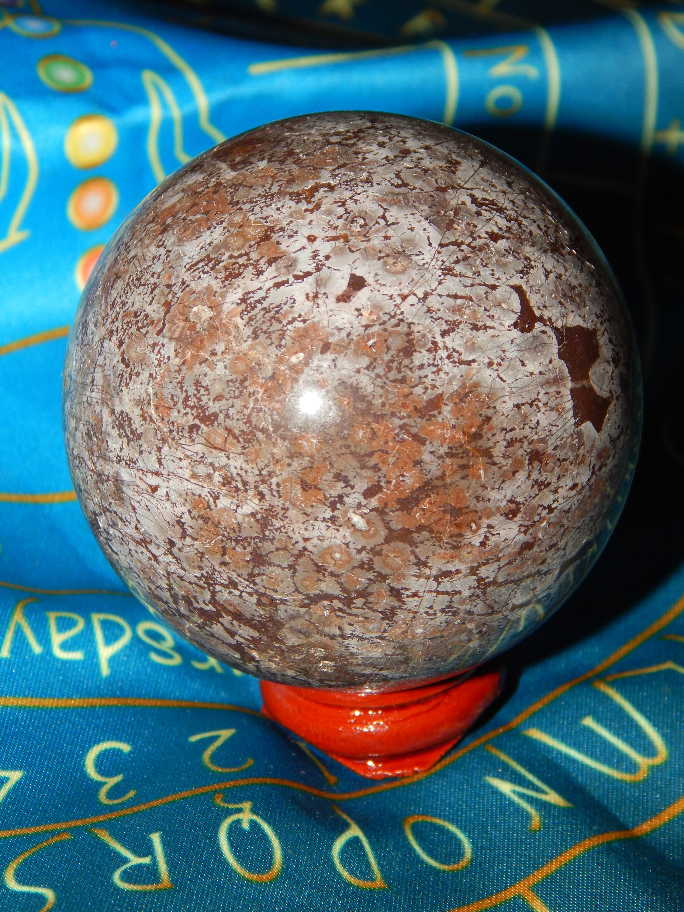 Genuine BROWN SNOWFLAKE JASPER Orb Genuine Snowflake Jasper Etsy