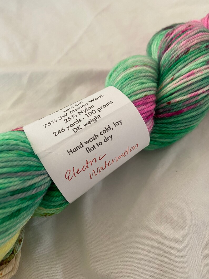 Pineapple Yarn Lani DK Electric Watermelon Etsy