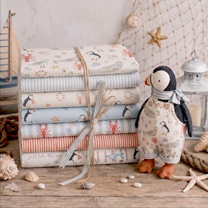 Pack Telas Patchwork, Fat Quarters Bundle o Corte de 50 cm, Algodón Ecológico 100%