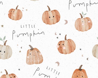 HALLOWEEN fabric, Cotton fabric, 100% organic cotton poplin