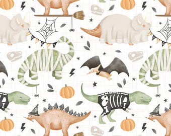 HALLOWEEN fabric, Cotton fabric, 100% organic cotton poplin