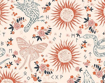 Mystic Fabric, Cotton Fabric, 100% Organic Cotton Poplin