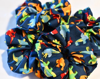 Celestial Dino Bunny Eared Scrunchie