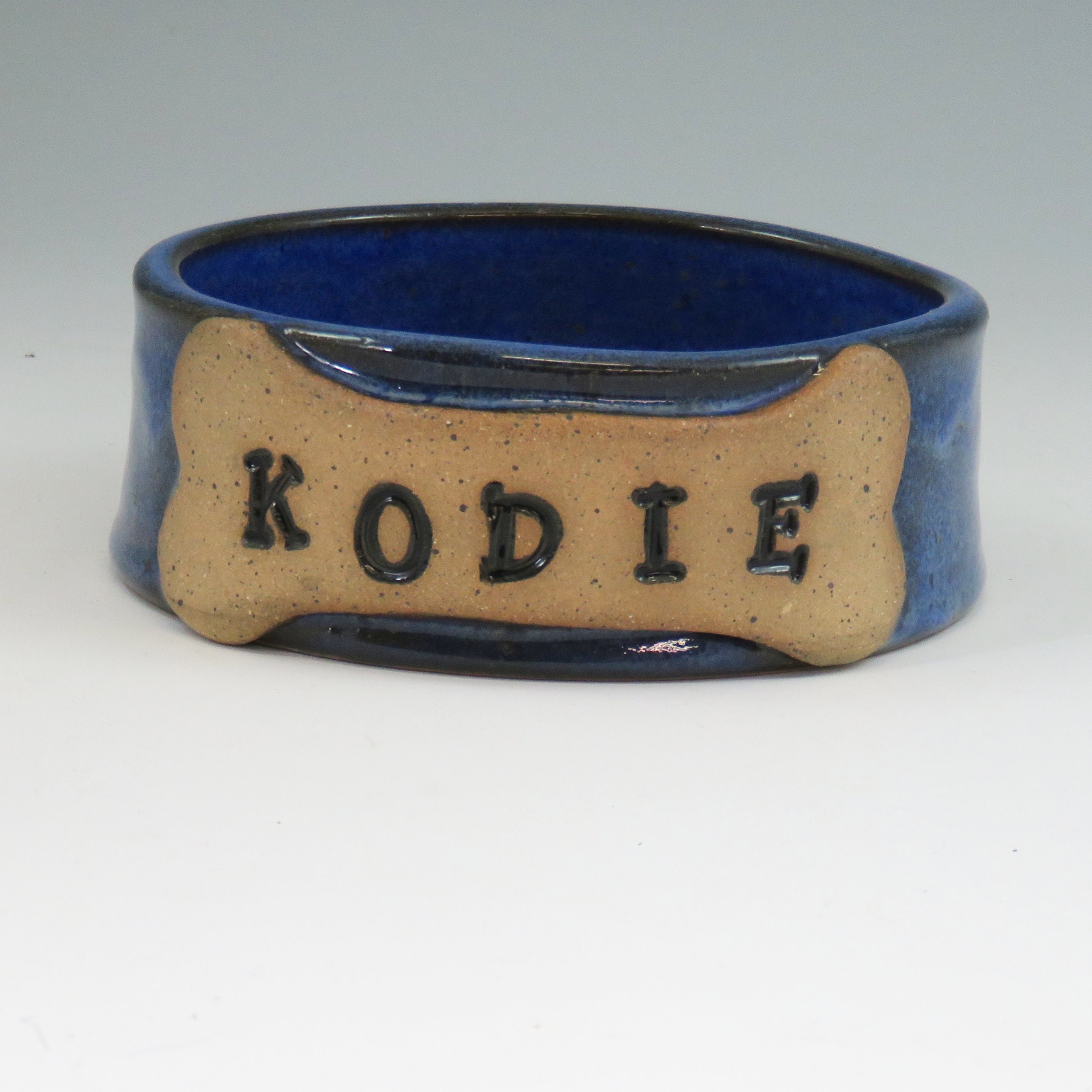 Solid Color, Gift For Dog Lovers - Personalized Custom Ceramic Dog Bowls