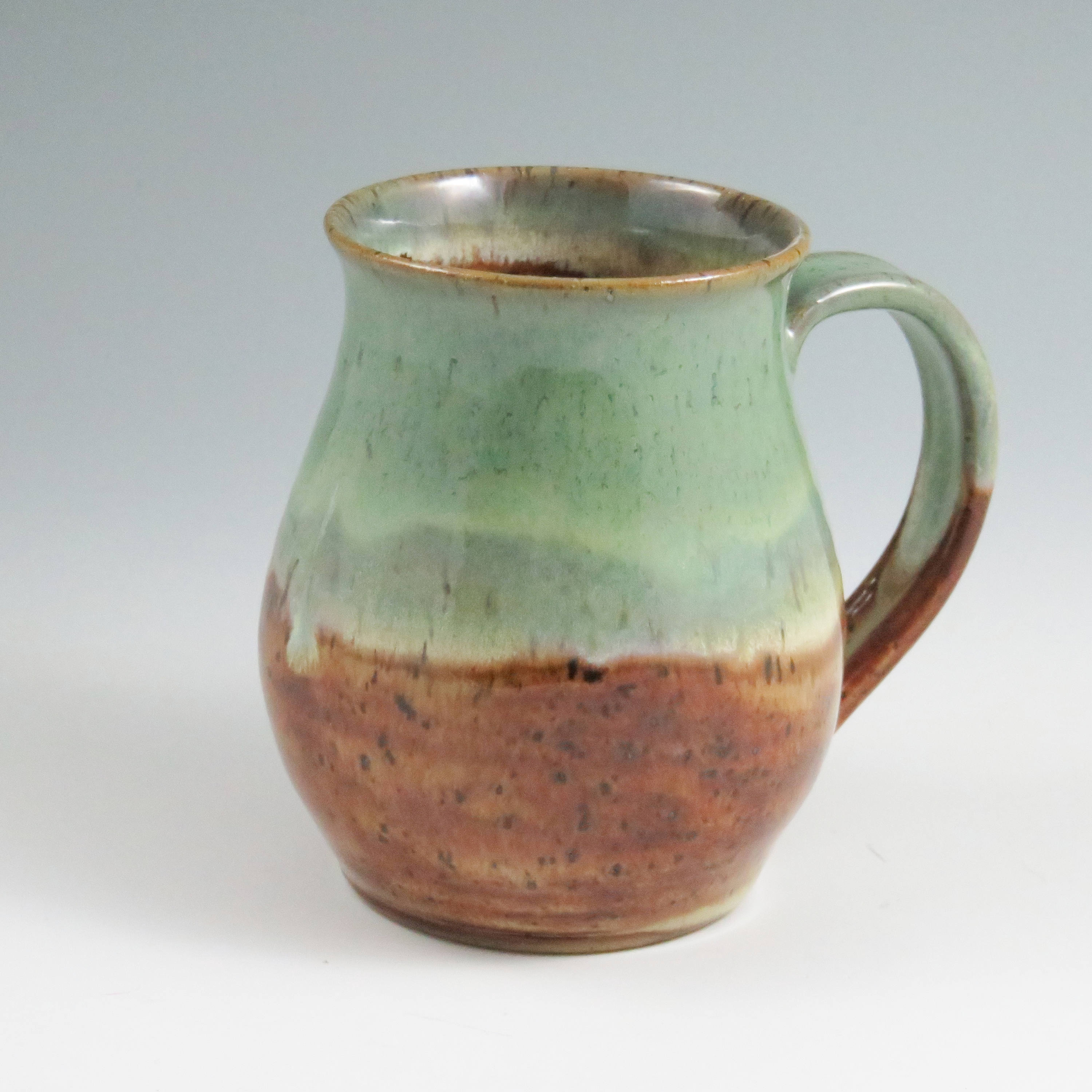 Mug Handmade Eddie Mavracic Green Large - Alperstein Designs
