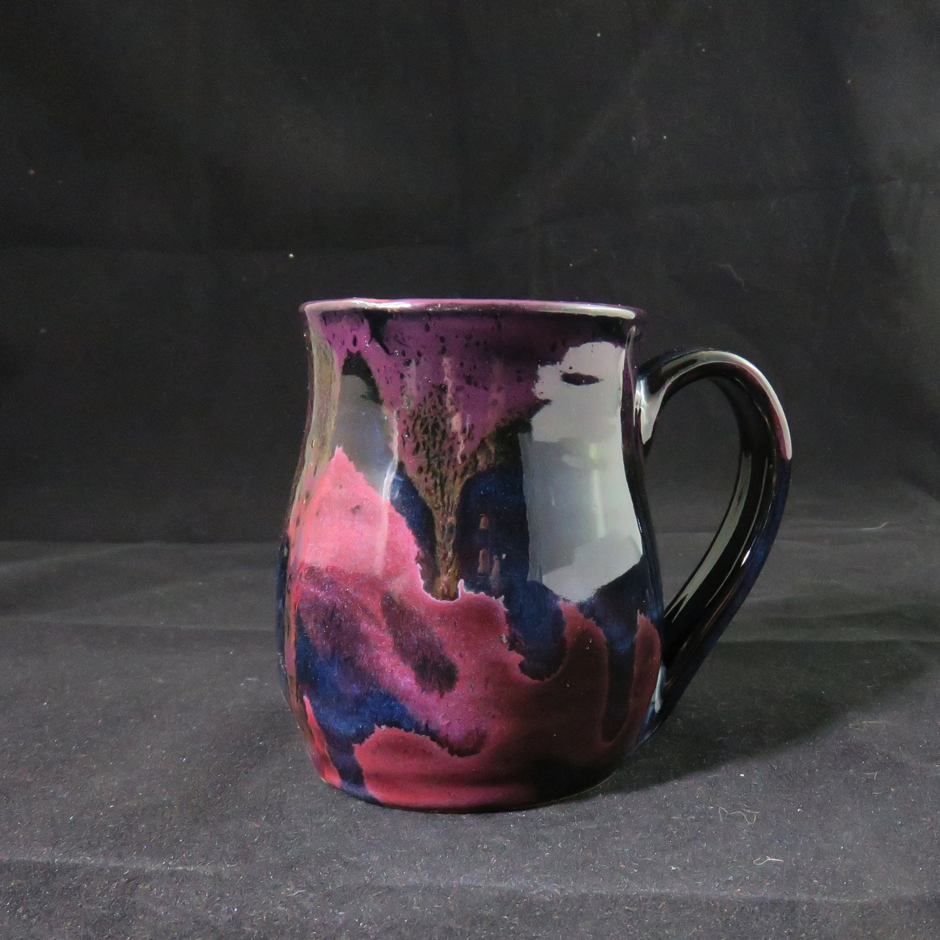 Handmade Purple Pottery Ceramic Coffee Mug,stoneware pottery mug,Ready