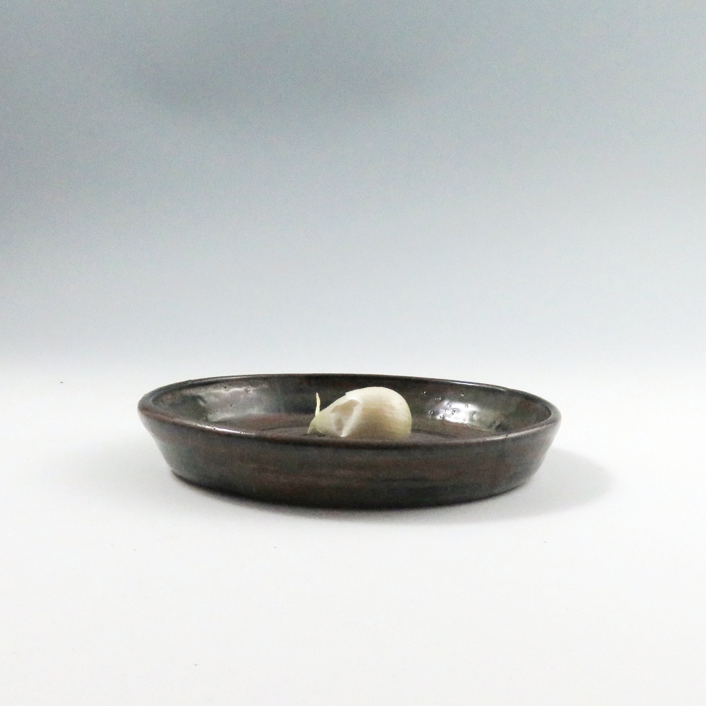 Pottery Garlic Grater Dish,Ceramic Garlic Grater Dish,Red Garlic Dish,Ready To Ship,Red Pottery