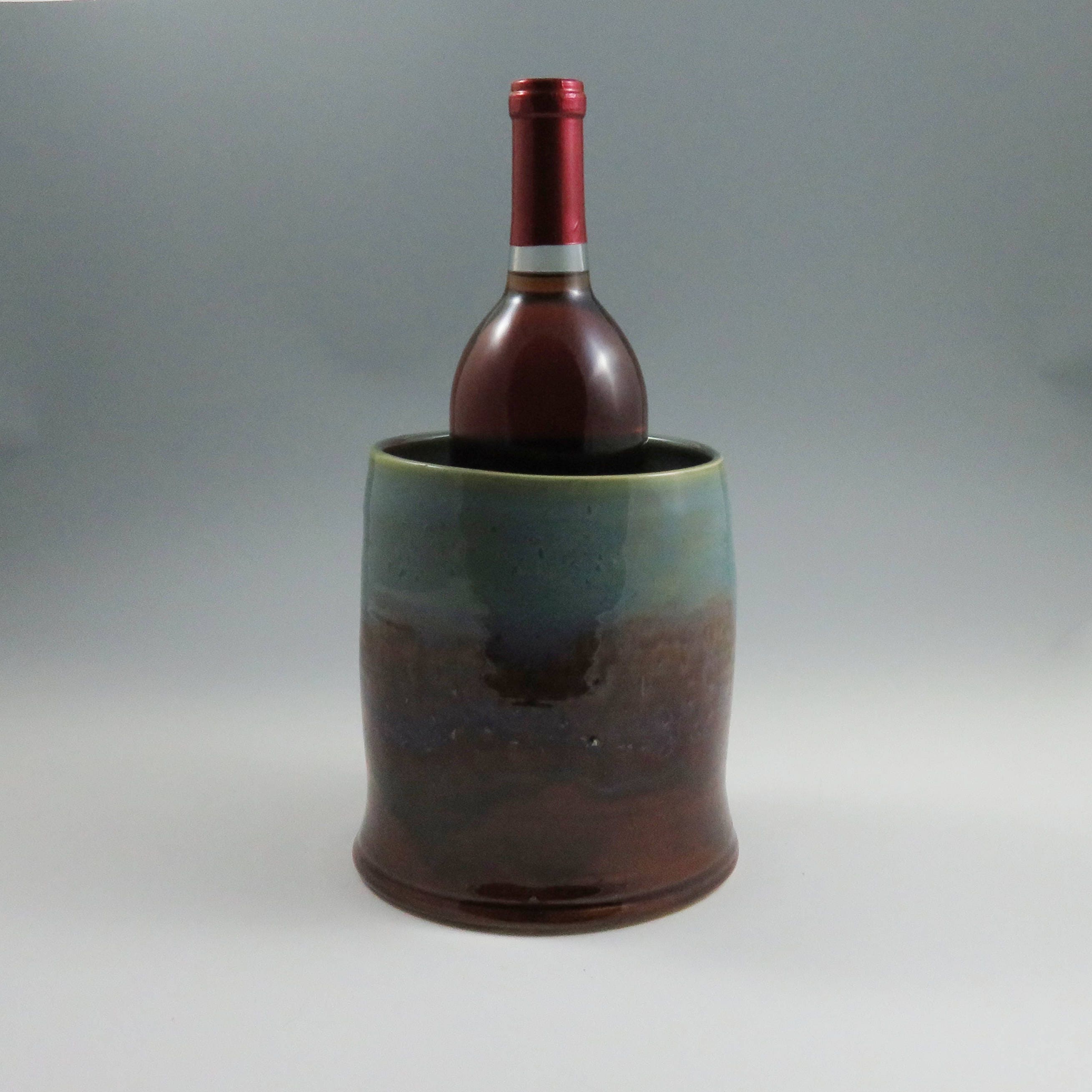 Wine Chiller Ceramic Wine Chiller Utensil Holder Wine Cooler Wine