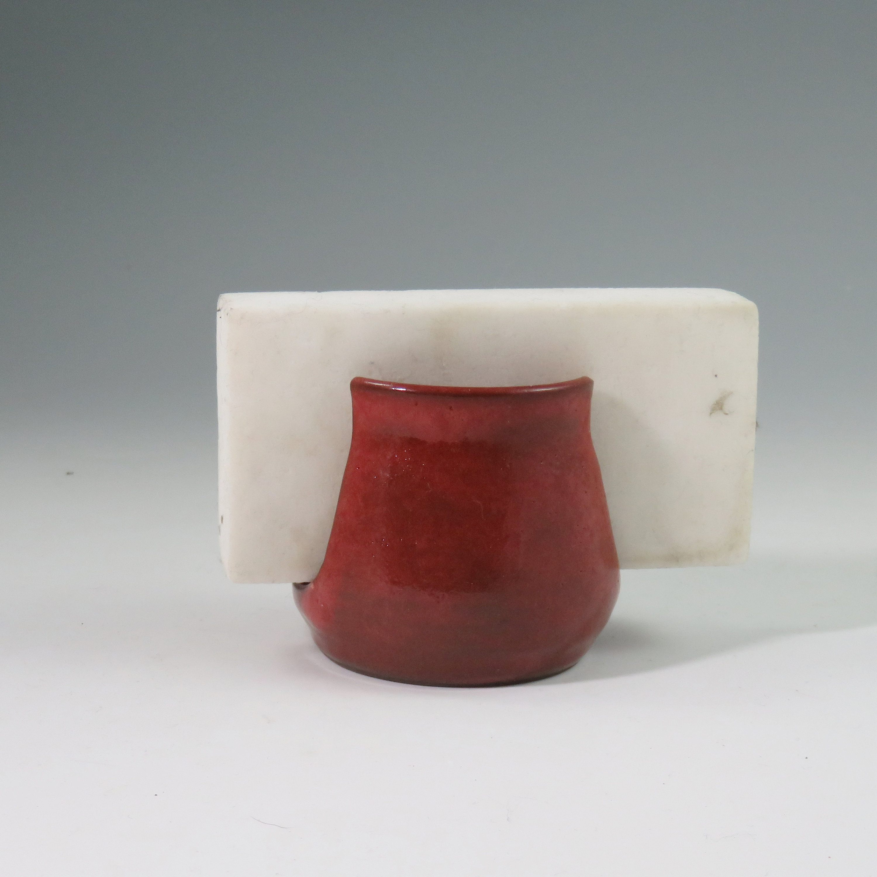 Pottery Sponge Holder,Sponge Keeper,Ready to ship,Red Sponge Holder