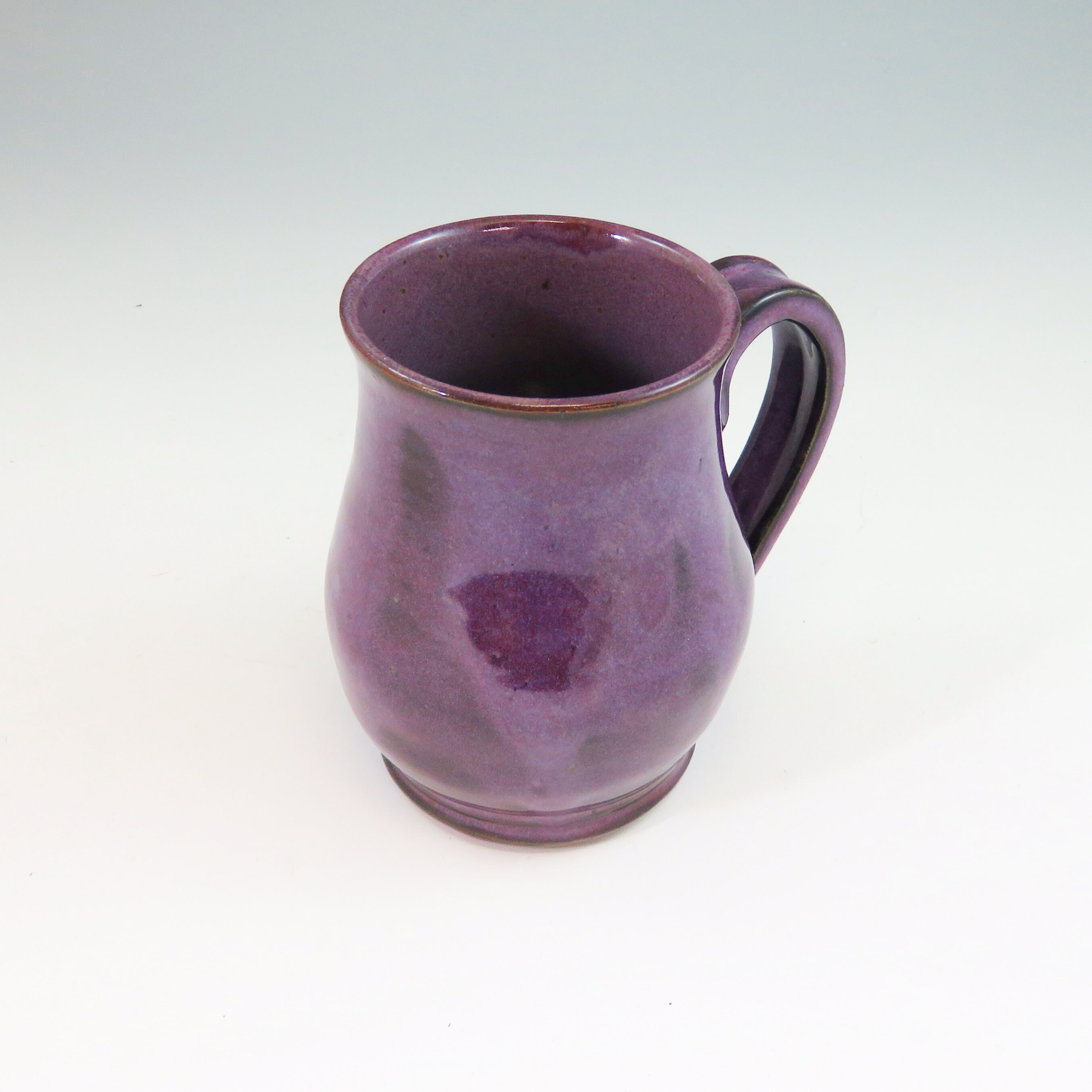 Handmade Purple Pottery Ceramic Coffee Mug,stoneware pottery mug,Ready to Ship, Pottery Mug