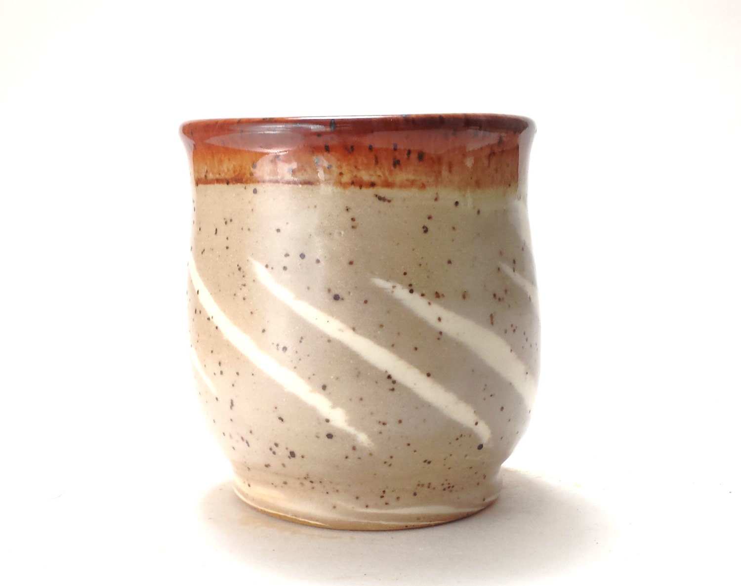 Unusual Swirlware ceramic pottery cup,Pottery high ball glass,ceramic