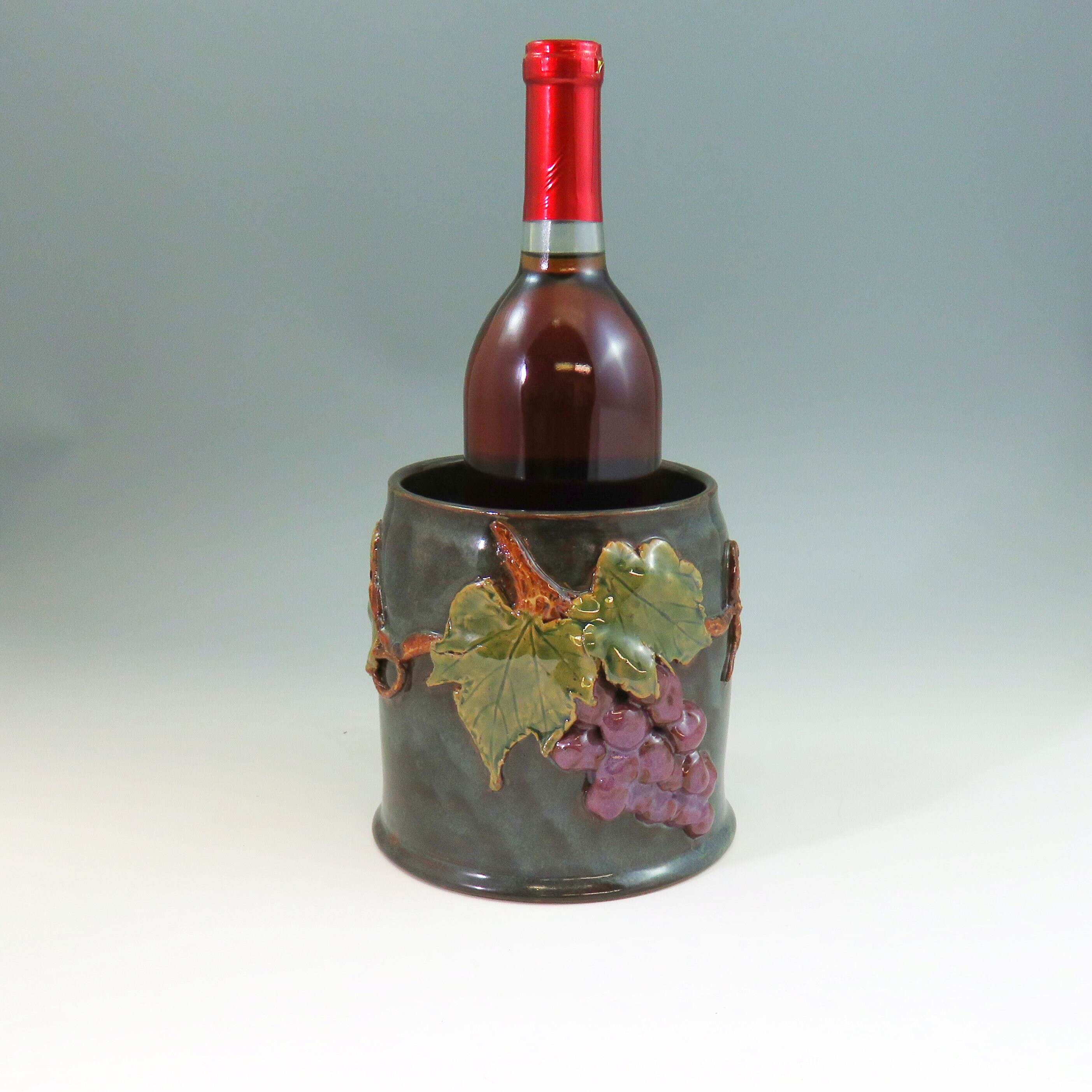 Ready to Ship Pottery Wine Chiller,Ceramic Wine Chiller,Utensil Holder,Wine Accessories,Kitchen