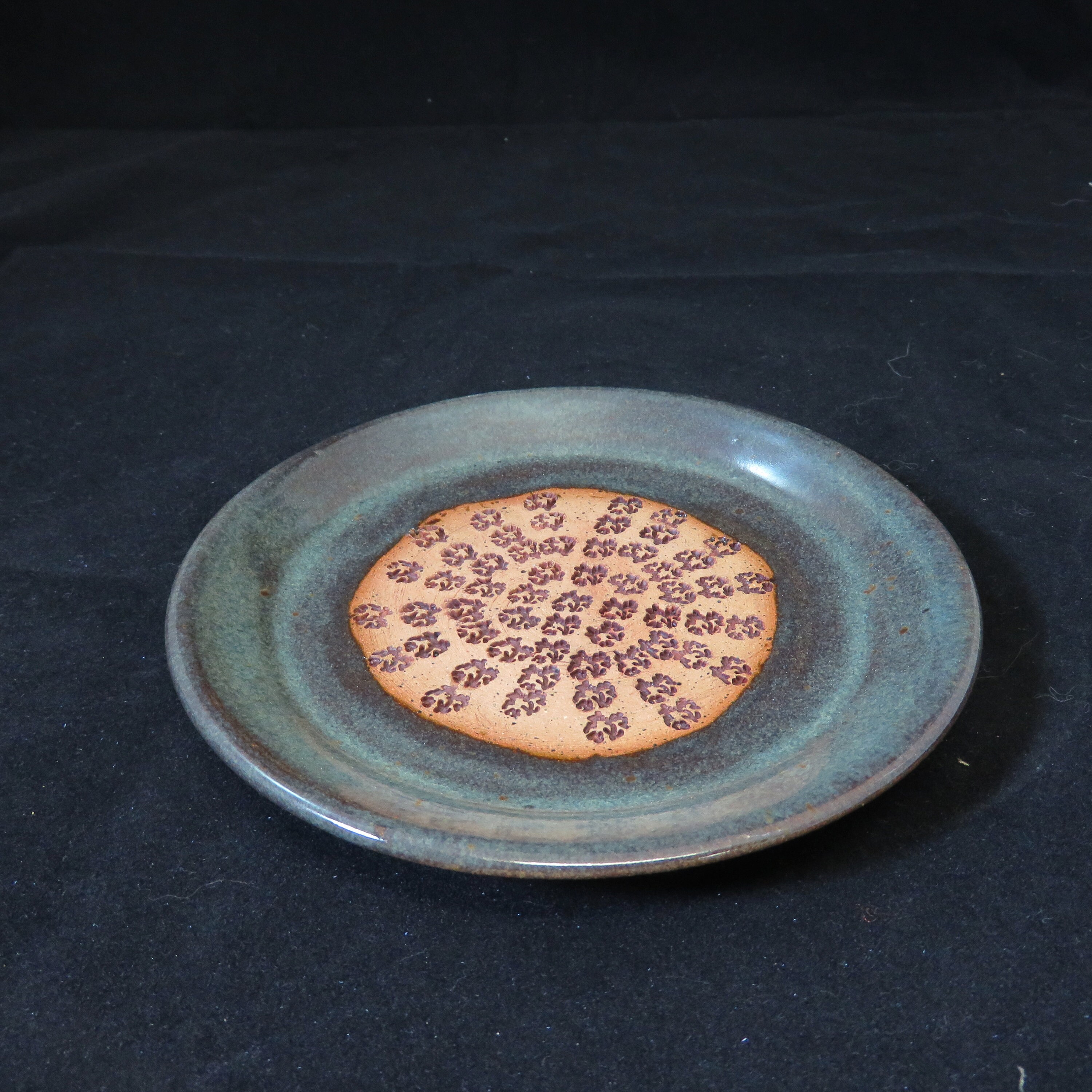 Pottery Garlic Grater Dish,Ceramic Garlic Grater,green Garlic Dish