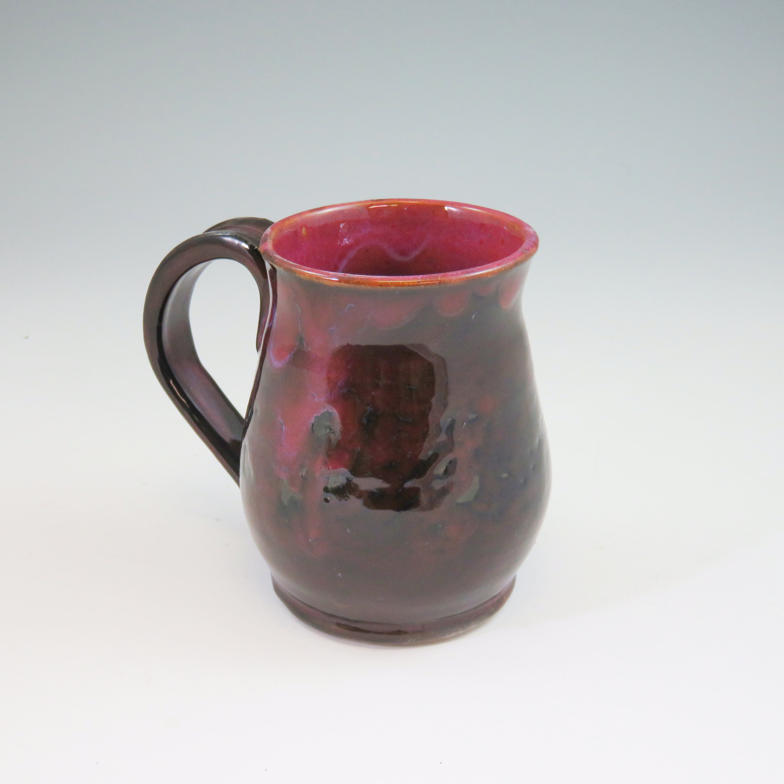 Handmade Purple Pottery Ceramic Coffee Mug,stoneware pottery mug,Ready