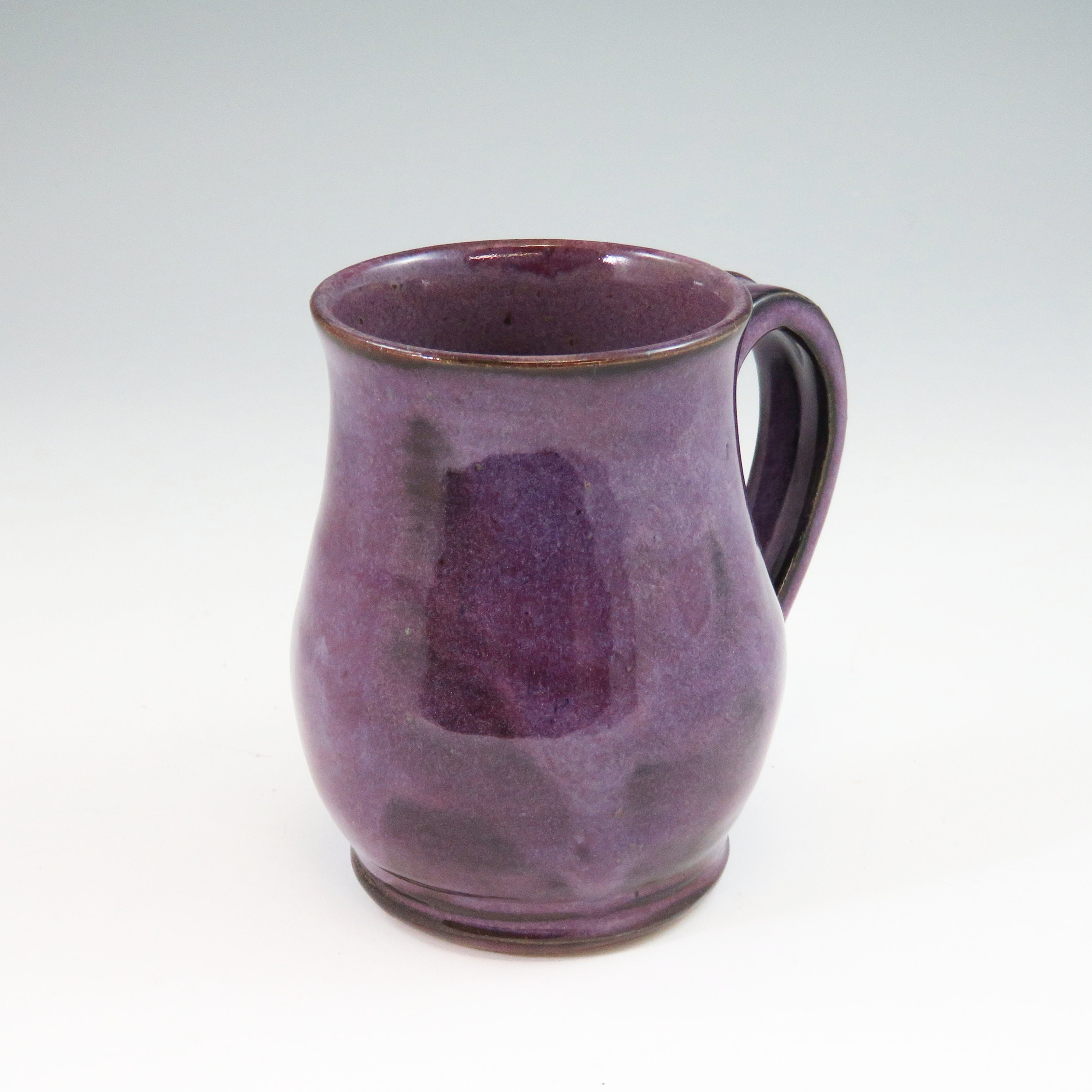 Handmade Purple Pottery Ceramic Coffee Mug,stoneware pottery mug,Ready