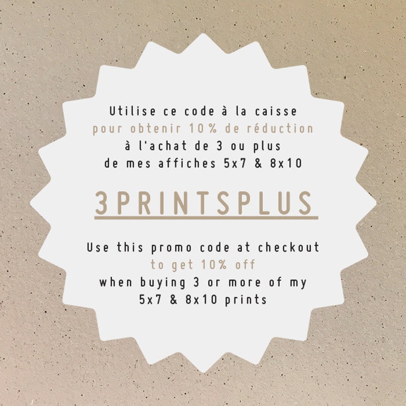 Parking Signs / 5x7 or 8x10in / Illustration printed on recycled cardboard / Darvee's Montreal Icons / BW Unisex Minimalist Art Print image 5