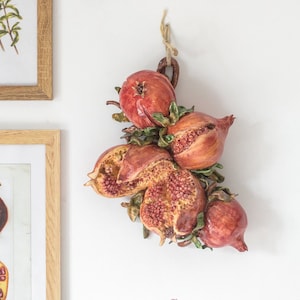 ceramic pomegranate branch