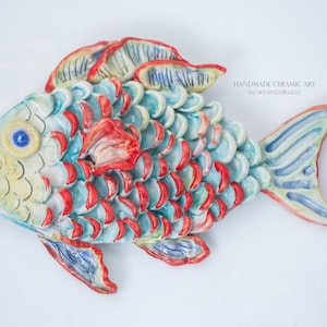 Ceramic wall fish